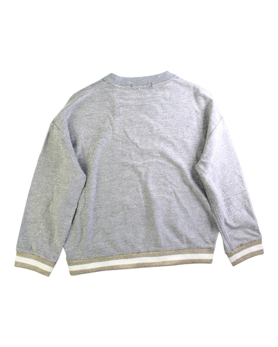 A Grey Crewneck Sweatshirts from Burberry in size 8Y for girl. (Back View)