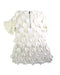 A Ivory Short Sleeve Dresses from Burberry in size 8Y for girl. (Back View)