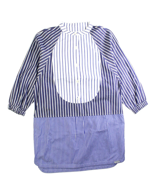 A Blue Long Sleeve Dresses from Burberry in size 8Y for girl. (Front View)