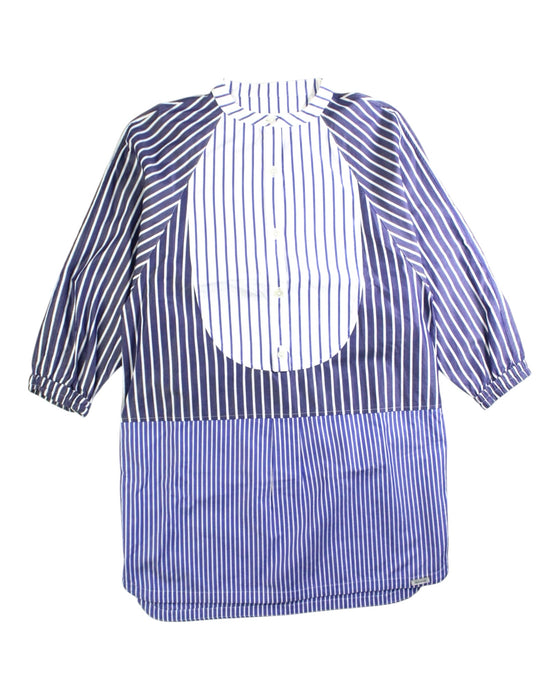 A Blue Long Sleeve Dresses from Burberry in size 8Y for girl. (Front View)