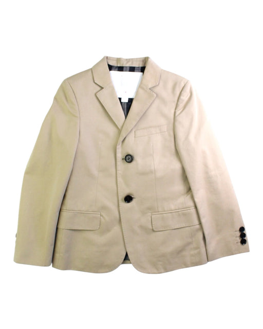 A Beige Blazers from Burberry in size 8Y for boy. (Front View)