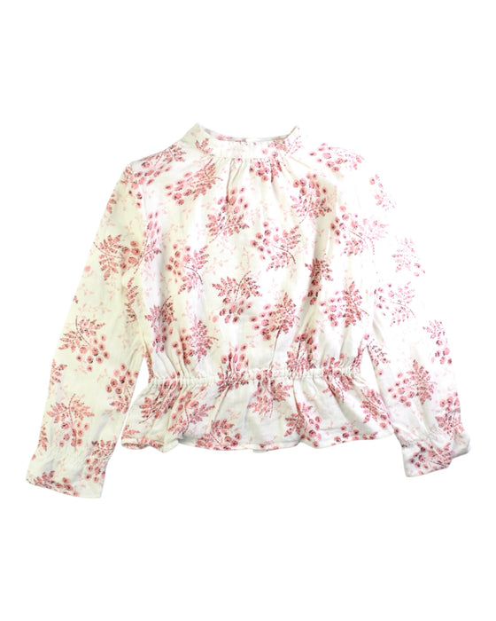 A White Long Sleeve Tops from Bonpoint in size 10Y for girl. (Front View)
