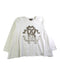 A White Long Sleeve Tops from Roberto Cavalli in size 8Y for girl. (Front View)
