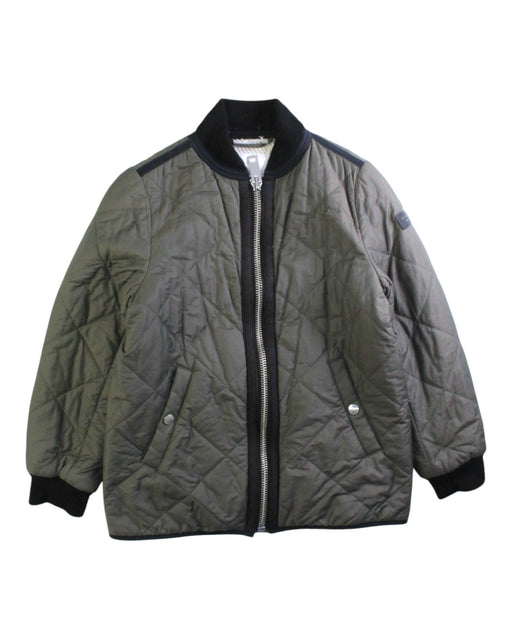 A Black Puffer/Quilted Jackets from Burberry in size 8Y for boy. (Front View)