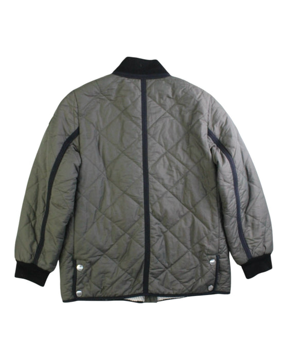A Black Puffer/Quilted Jackets from Burberry in size 8Y for boy. (Back View)