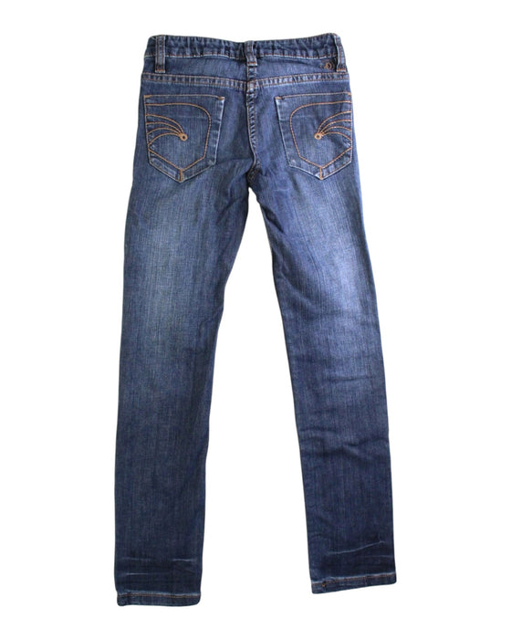 A Blue Jeans from s.Oliver in size 8Y for girl. (Back View)