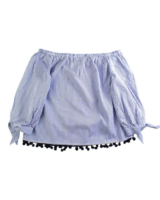 A Blue Long Sleeve Tops from Decjuba in size 10Y for girl. (Back View)