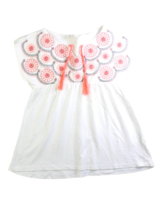 A White Short Sleeve Tops from Milkshake in size 7Y for girl. (Front View)