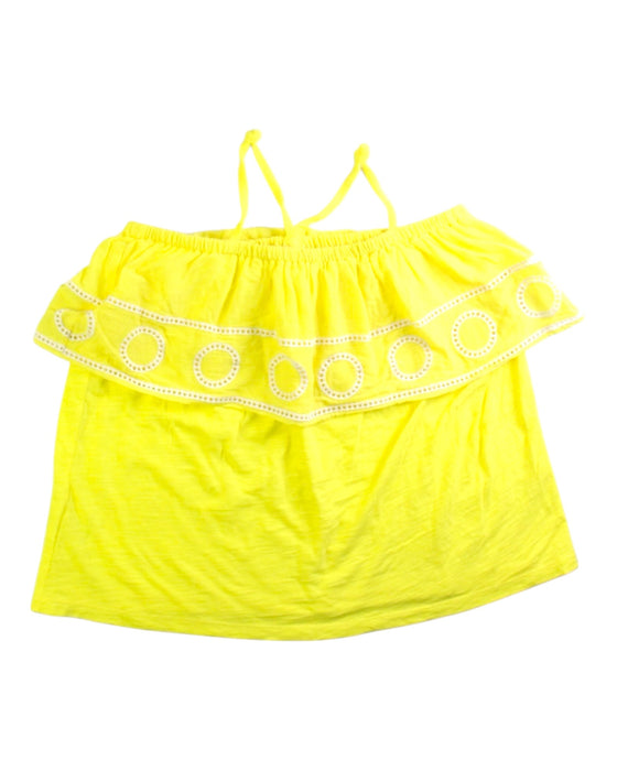 A Yellow Sleeveless Tops from Country Road in size 7Y for girl. (Front View)