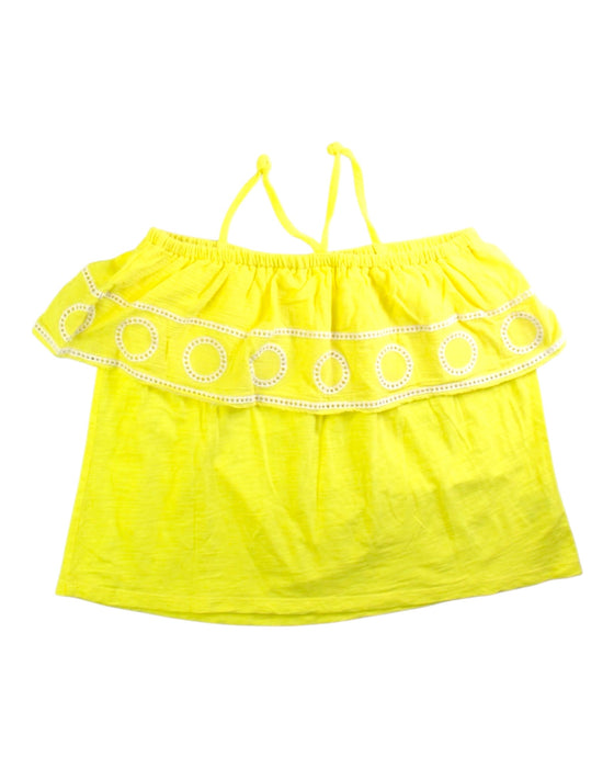 A Yellow Sleeveless Tops from Country Road in size 7Y for girl. (Back View)