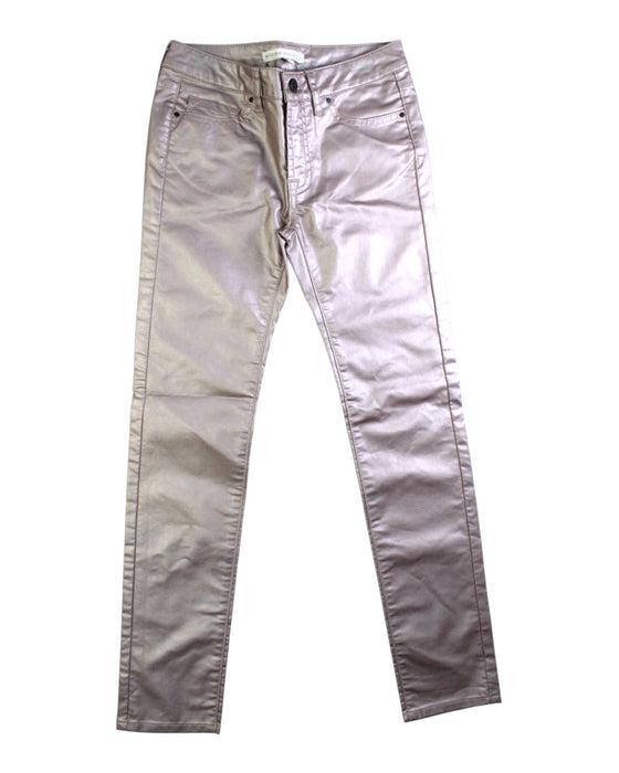 A Metallic Casual Pants from Witchery in size 10Y for girl. (Front View)