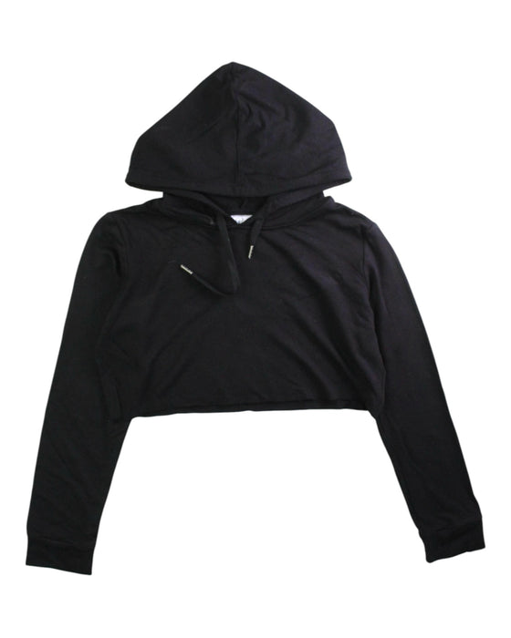 A Black Long Sleeve Tops from Flo Dancewear in size 10Y for girl. (Front View)