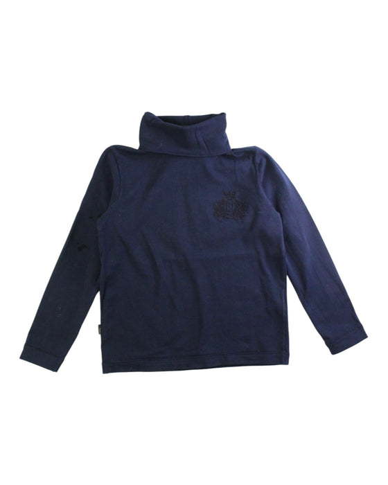 A Navy Long Sleeve Tops from Fendi in size 6T for boy. (Front View)