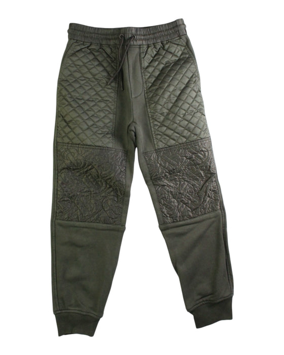 A Green Sweatpants from Burberry in size 8Y for boy. (Front View)