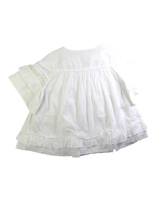 A White Short Sleeve Shirts from Burberry in size 10Y for girl. (Back View)