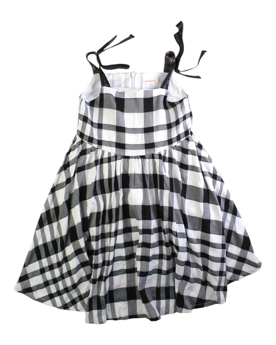A White Sleeveless Dresses from Momonittu in size 8Y for girl. (Front View)