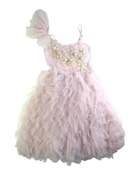 A Pink Sleeveless Dresses from Tutu Du Monde in size 8Y for girl. (Front View)