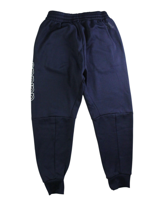 A Navy Sweatpants from Adidas in size 10Y for boy. (Back View)