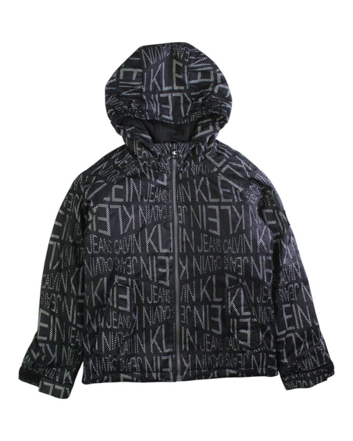 A Black Lightweight Jackets from Calvin Klein in size 8Y for boy. (Front View)