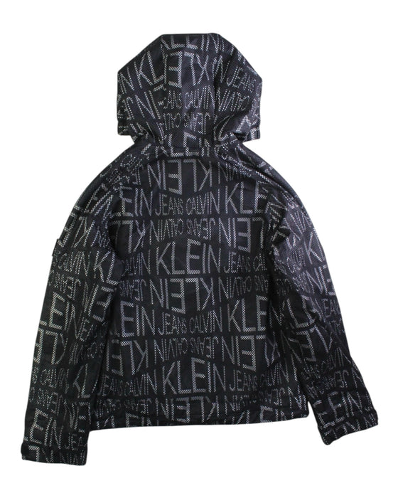 A Black Lightweight Jackets from Calvin Klein in size 8Y for boy. (Back View)