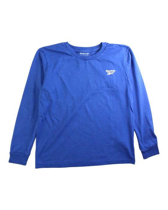 A Blue Long Sleeve T Shirts from Reebok in size 10Y for boy. (Front View)