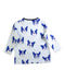 A Blue Rash Guards from Tinycottons in size 2T for boy. (Back View)