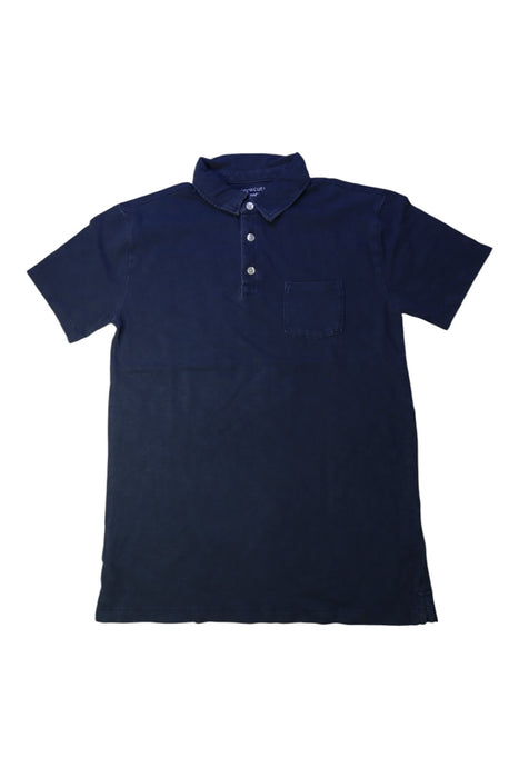 A Navy Short Sleeve Polos from Crewcuts in size 14Y for boy. (Front View)