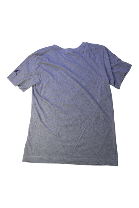 A Grey Short Sleeve T Shirts from Air Jordan in size 13Y for boy. (Back View)