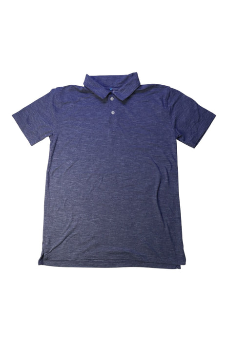 A Blue Short Sleeve Polos from Crewcuts in size 12Y for boy. (Front View)