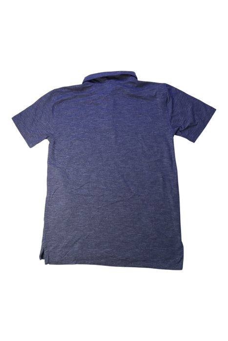 A Blue Short Sleeve Polos from Crewcuts in size 12Y for boy. (Back View)