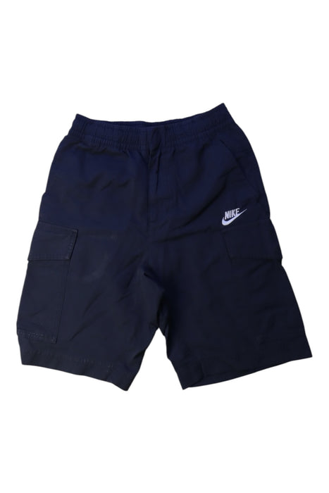 A Navy Shorts from Nike in size 14Y for boy. (Front View)