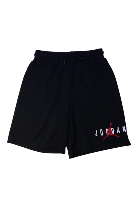 A Black Shorts from Air Jordan in size 12Y for boy. (Front View)