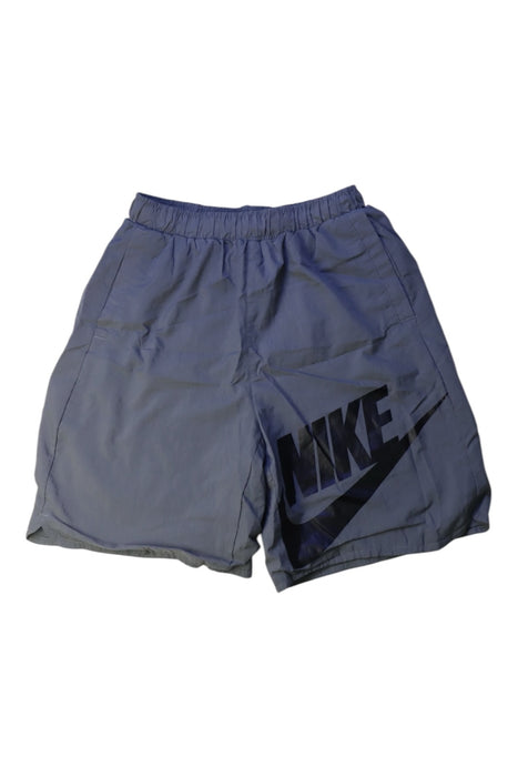 A Blue Shorts from Nike in size 14Y for boy. (Front View)