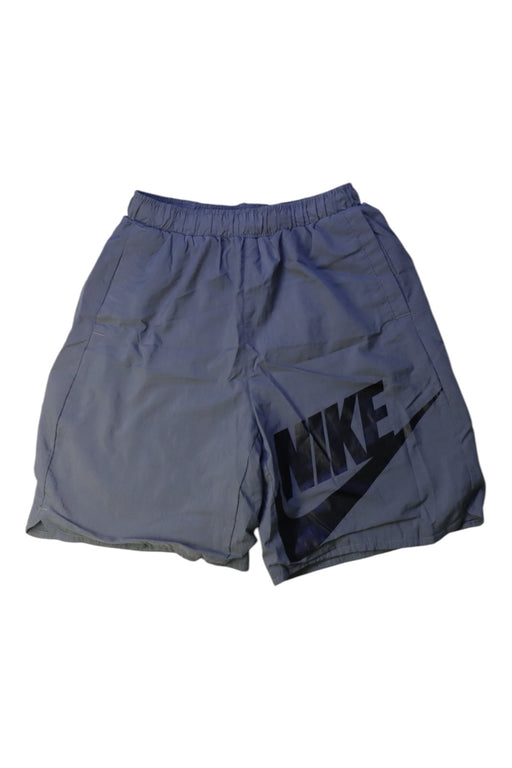 A Blue Shorts from Nike in size 14Y for boy. (Front View)