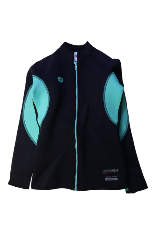 A Navy Wetsuits from Arena in size 12Y for boy. (Front View)