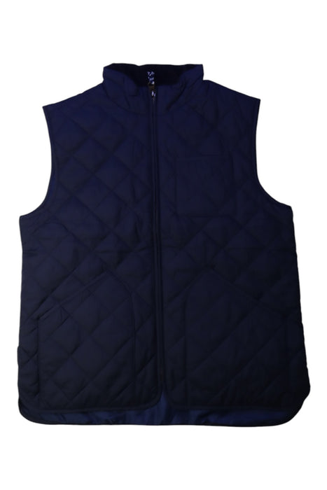 A Navy Puffer/Quilted Jackets from Crewcuts in size 12Y for boy. (Front View)