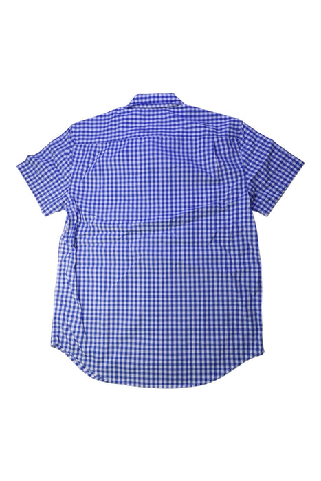 A Blue Short Sleeve Shirts from Crewcuts in size 14Y for boy. (Back View)