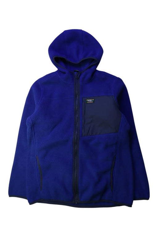 A Blue Lightweight Jackets from L.L.Bean in size 14Y for boy. (Front View)