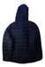A Navy Puffer/Quilted Coats & Outerwear from K-Way in size 12Y for boy. (Back View)