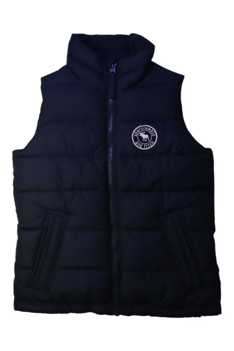 A Black Outerwear Vests from Abercrombie & Fitch in size 13Y for boy. (Front View)