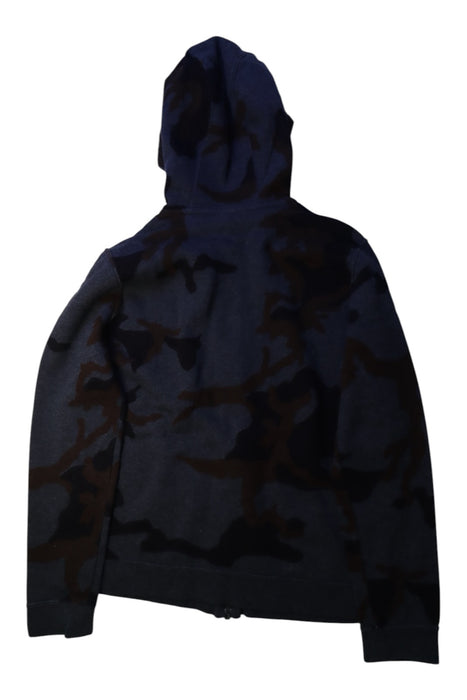 A Black Hooded Sweatshirts from Nike in size 14Y for boy. (Back View)