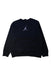 A Black Crewneck Sweatshirts from Air Jordan in size 14Y for boy. (Front View)