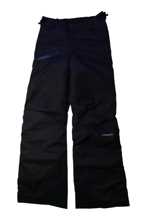 A Black Ski Pants & Salopettes from Patagonia in size 14Y for boy. (Front View)