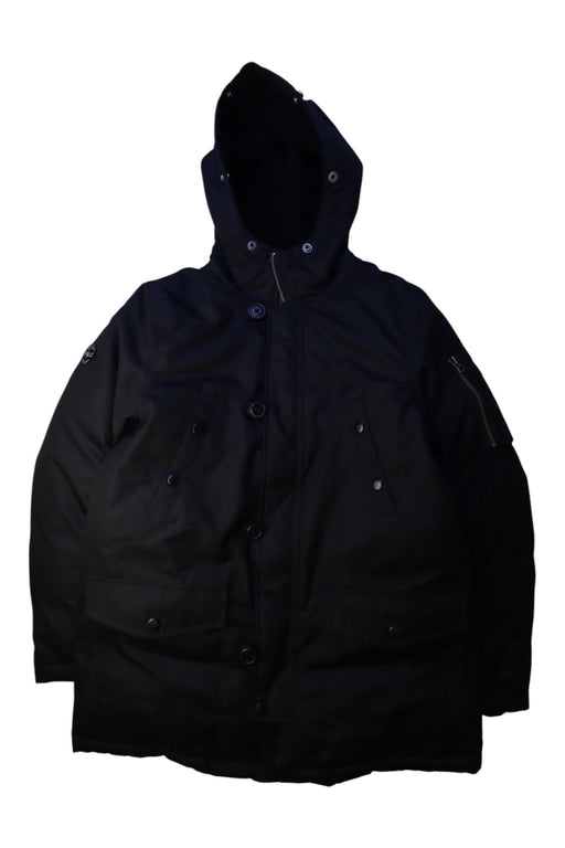 A Black Coats from Polo Ralph Lauren in size 14Y for boy. (Front View)