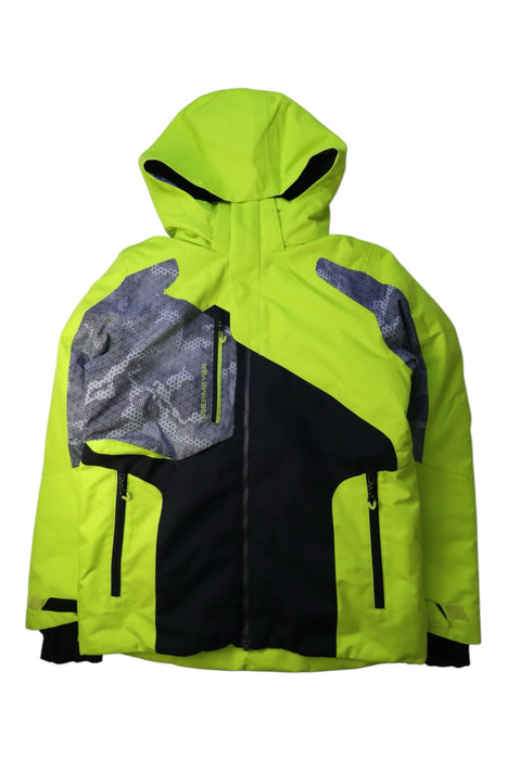 A Black Ski Jackets from Obermeyer in size 14Y for boy. (Front View)