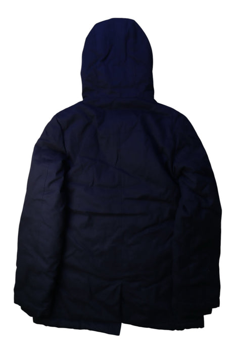 A Navy Coats from J by Jasper Conran in size 11Y for boy. (Back View)