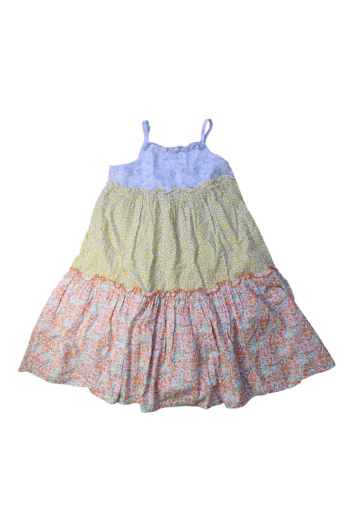 A Multicolor Sleeveless Dresses from Albetta in size 6T for girl. (Front View)