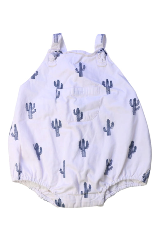 A White Sleeveless Rompers from Kidsagogo in size 6-12M for neutral. (Front View)
