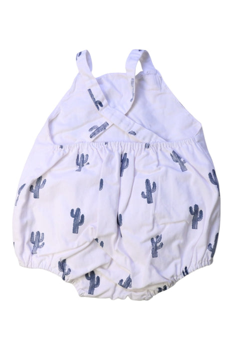 A White Sleeveless Rompers from Kidsagogo in size 6-12M for neutral. (Back View)