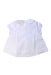 A White Sleeveless Tops from Jacadi in size 6-12M for girl. (Back View)